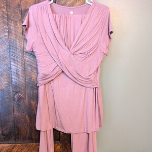 Davy maternity and nursing pajama set
